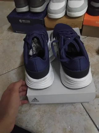 Scarpe Adidas Uomo Blu/Bianco Tg 40