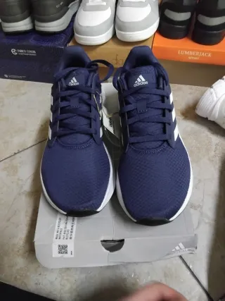 Scarpe Adidas Uomo Blu/Bianco Tg 40