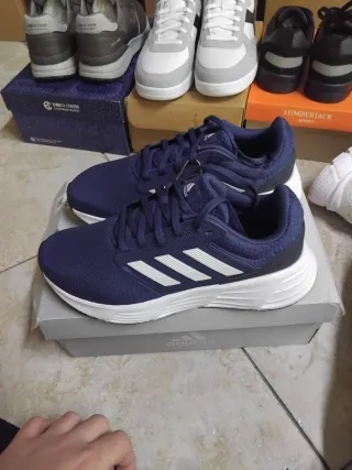 Scarpe Adidas Uomo Blu/Bianco Tg 40