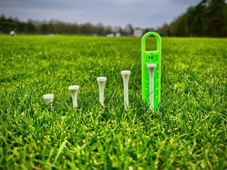 Calibrador Altura Tees Golf Verde