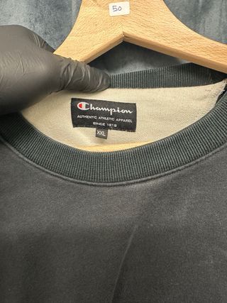 Felpa Champion Uomo XXL Nera