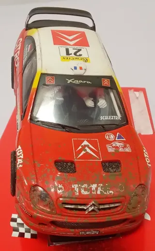 Citroen Xsara T4 WRC Loeb efecto barro Scalextric