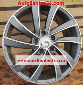 772 Juego 4 llantas skoda seat