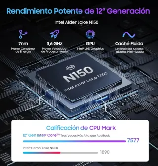 Portátil Blackview 15.6 2K FHD+ Windows 11