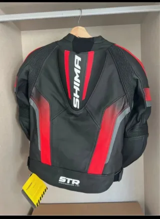 Chaqueta Moto SHIMA STR 2.0 Negra/Roja