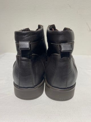 Botines de piel de Zara color marrón