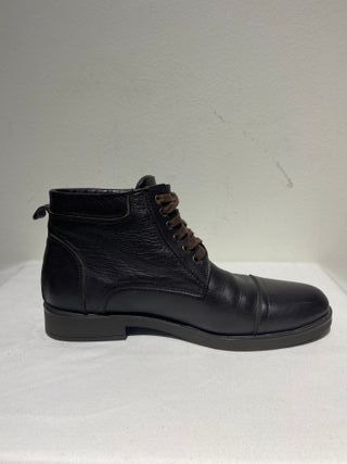 Botines de piel de Zara color marrón