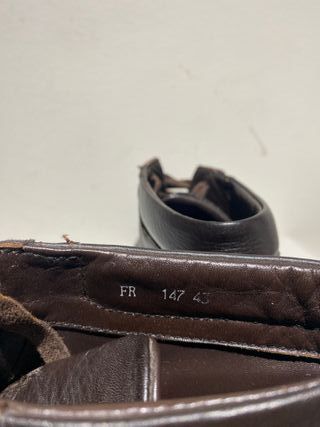 Botines de piel de Zara color marrón