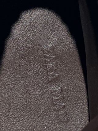 Botines de piel de Zara color marrón