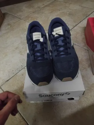 Saucony Donna Tg 36 Blu/Beige