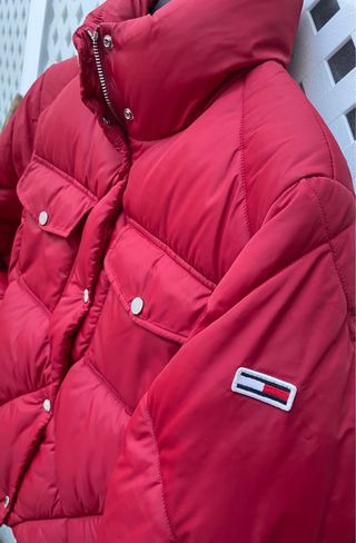 Cazadora Tommy Jeans Roja Talla M