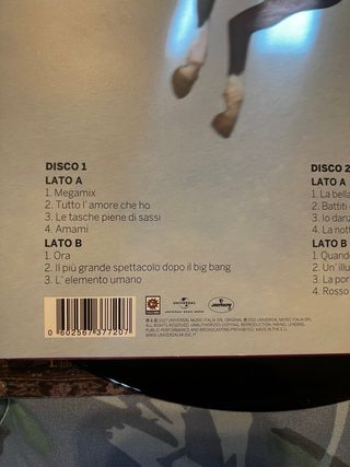 Jovanotti Ora Triplo Vinile 2017