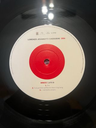 Jovanotti Ora Triplo Vinile 2017