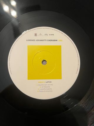 Jovanotti Ora Triplo Vinile 2017