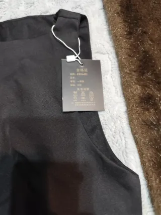 Vestido fiesta negro talla M nuevo sin estrenar