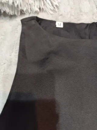 Vestido fiesta negro talla M nuevo sin estrenar