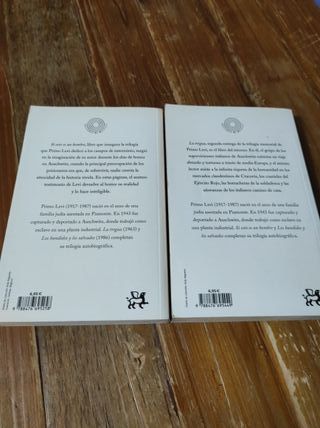 Si esto es un hombre y La tregua. Primo Levi