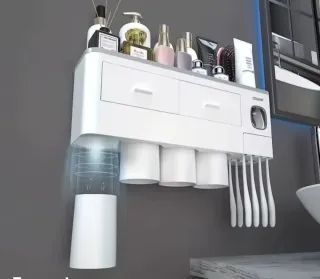 Organizador y dispensador de pasta de dientes