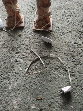 Juego 2 Lámparas Mesita Noche