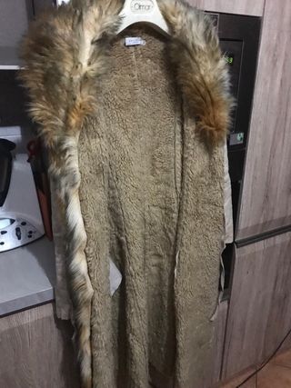 Cappotto scamosciato Optique beige taglia 42