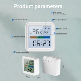 Sensore Temperatura e Umidità Tuya Wi-Fi