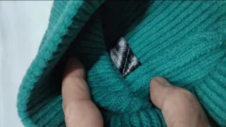 Berretto lana e cashmere Violina, verde.