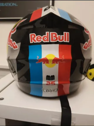 Casco Enduro Red Bull Nero