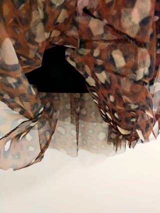 Falda tul estampado leopardo