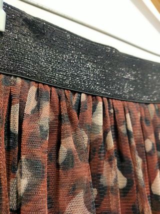 Falda tul estampado leopardo
