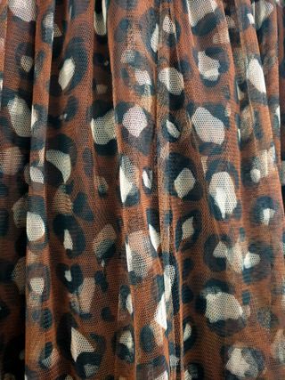 Falda tul estampado leopardo