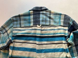 Think Pink Vintage Flannel Shirt – Bold Pattern