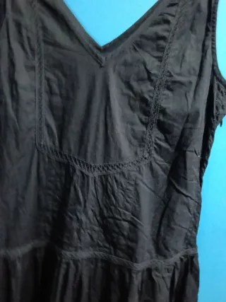 Vestido negro vintage talla M