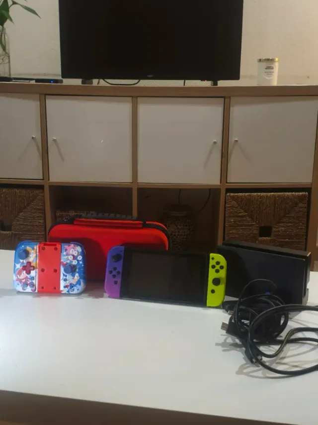 Nintendo switch con accesorios