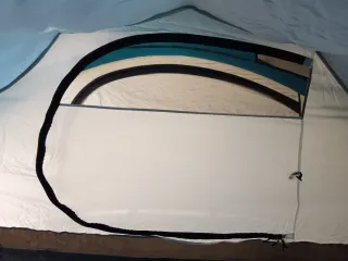 Tienda campaña 2 Seconds 3XL Air quechua, anclajes