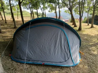 Tienda campaña 2 Seconds 3XL Air quechua, anclajes