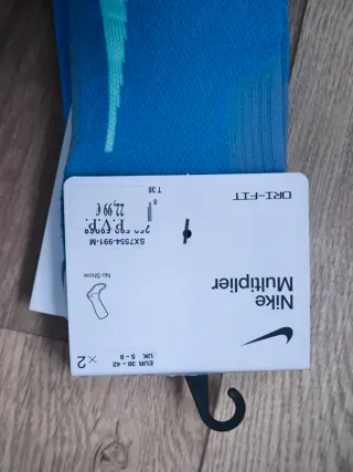 Calcetines Nike Multiplier Dri-Fit Talla 38-42