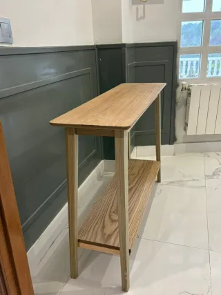 Mesa auxiliar madera