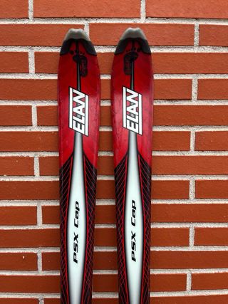 Esquís Elan PSX con fijaciones Salomon