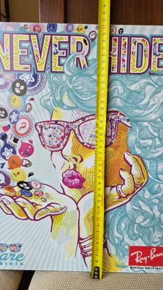 Cartazes Ray-Ban Never Hide - Coleção Rara