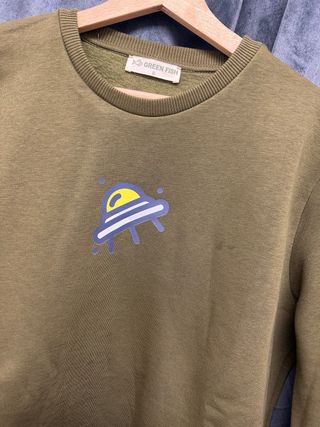 Felpa GREEN FISH uomo taglia S