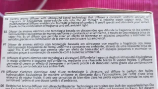 Difusor aromas Equivalenza.