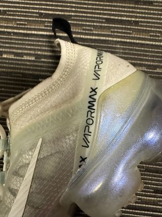 Nike Air Vapormax Plata/Blanco