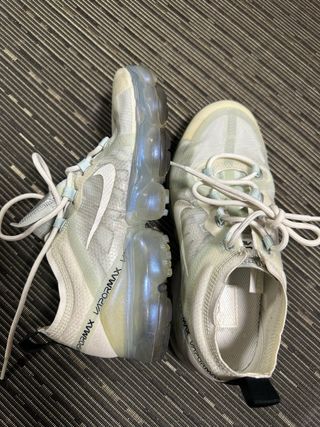 Nike Air Vapormax Plata/Blanco