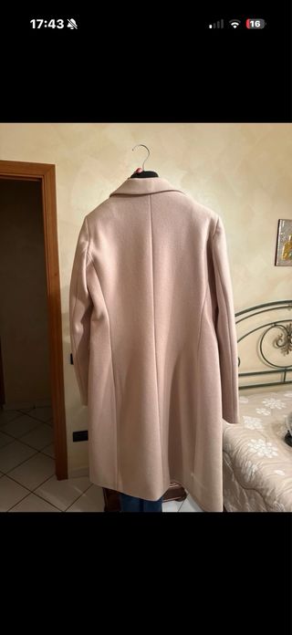 Cappotto lungo donna beige