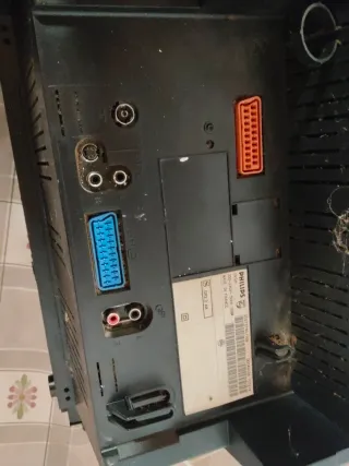 Televisor Philips Antiguo Negro