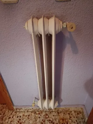 Radiadores de hierro fundido blancos