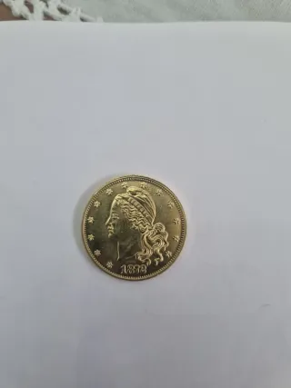 COPIA. Moneda 10 Dólares 1872.