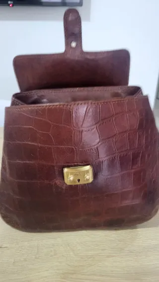 Borsa The Bridge in pelle marrone