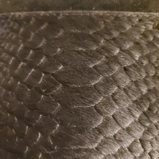 Portafoglio in pelle scamosciata nero