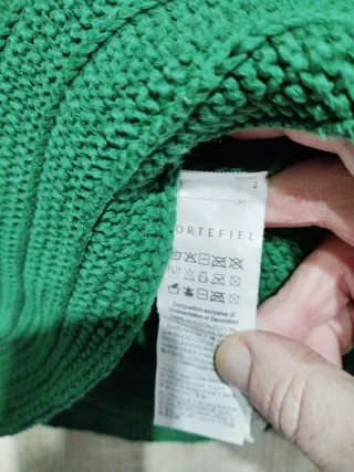 Jersey Cortefiel verde mujer talla M